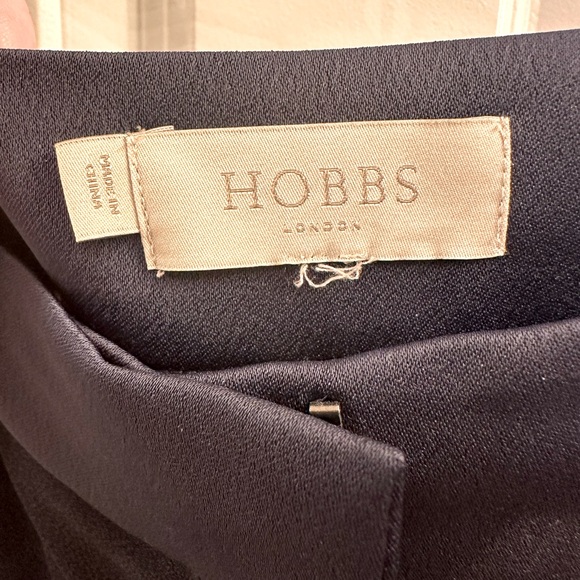 Hobbs London Navy with White Piping Tuxedo Pants - Picture 3 of 4